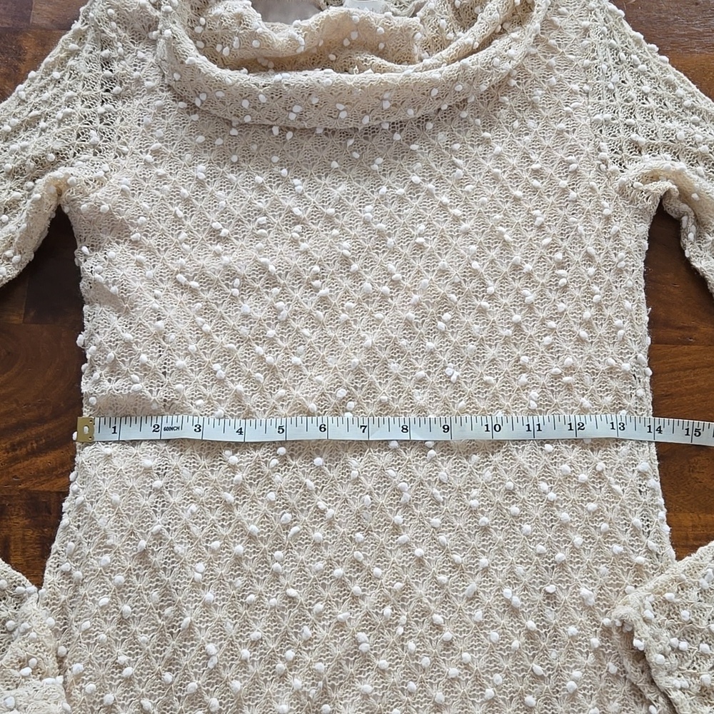 Altar'd State Cream Beige Cowl Neck Dress Size Medium - Picture 9 of 14